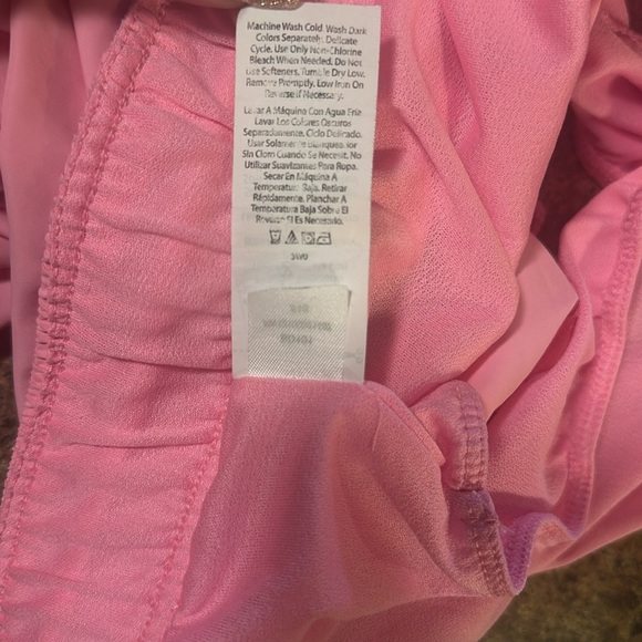 Athletic Works Shorts Lined Light Pink Pull On  Shorts Womens Size 16-18 - Picture 8 of 12